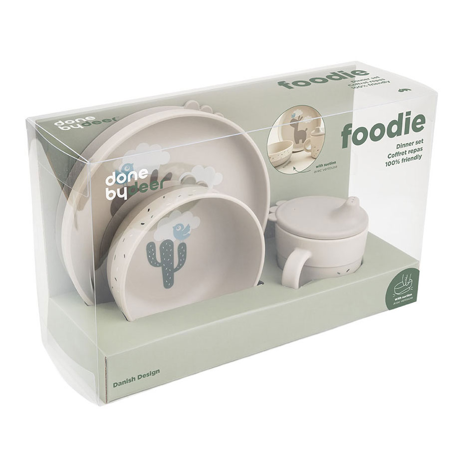 Done by Deer Foodie Dinerset met Zuignap Lalee - Zand