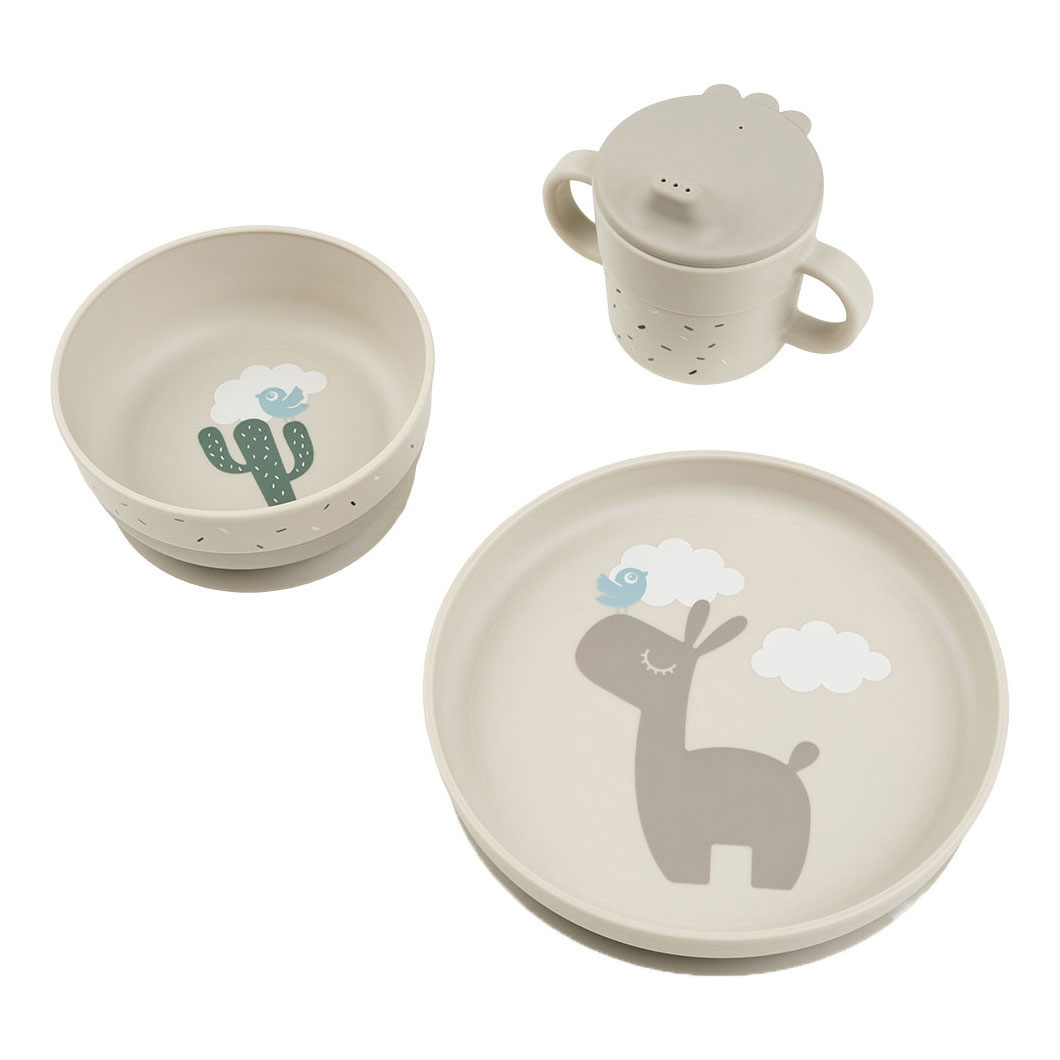 Done by Deer Foodie Dinerset met Zuignap Lalee - Zand