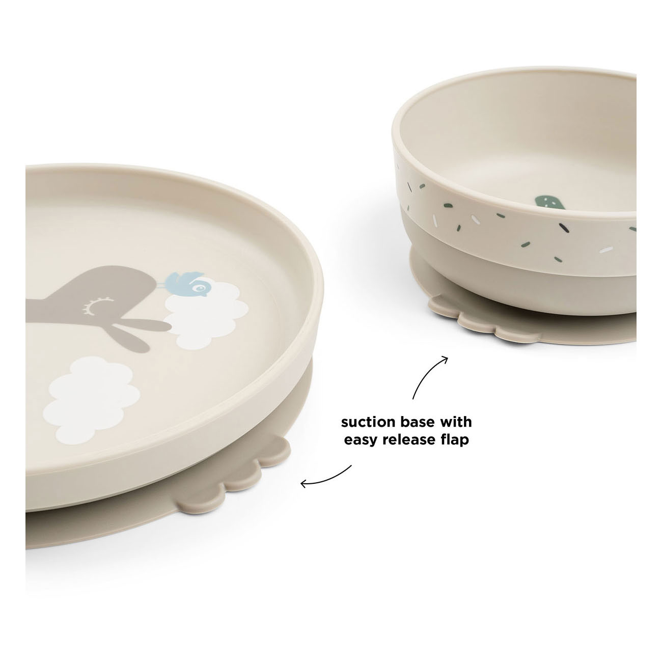 Done by Deer Foodie Dinerset met Zuignap Lalee - Zand