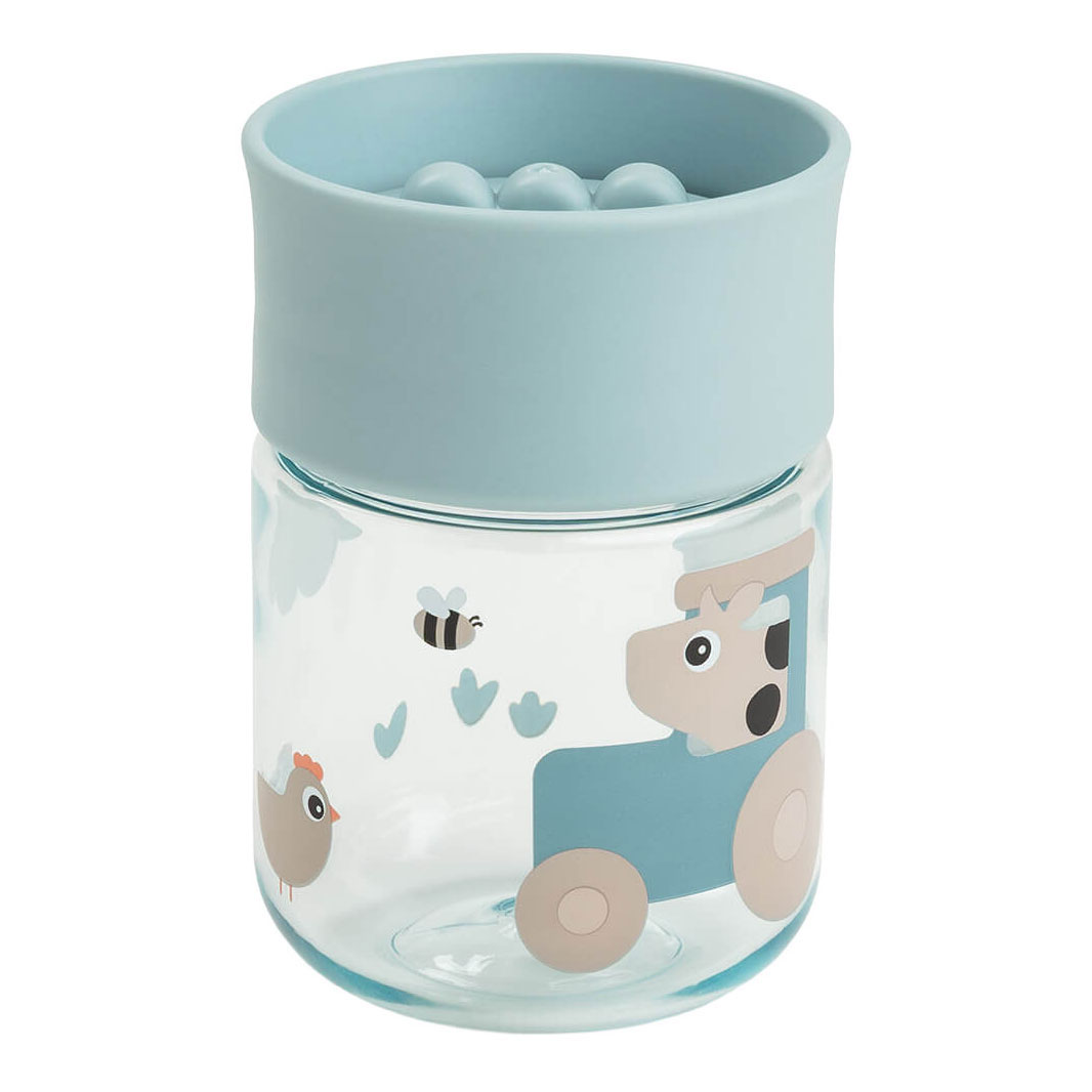 Réalisé par Deer Practice Cup 360 Tiny Farm - Bleu