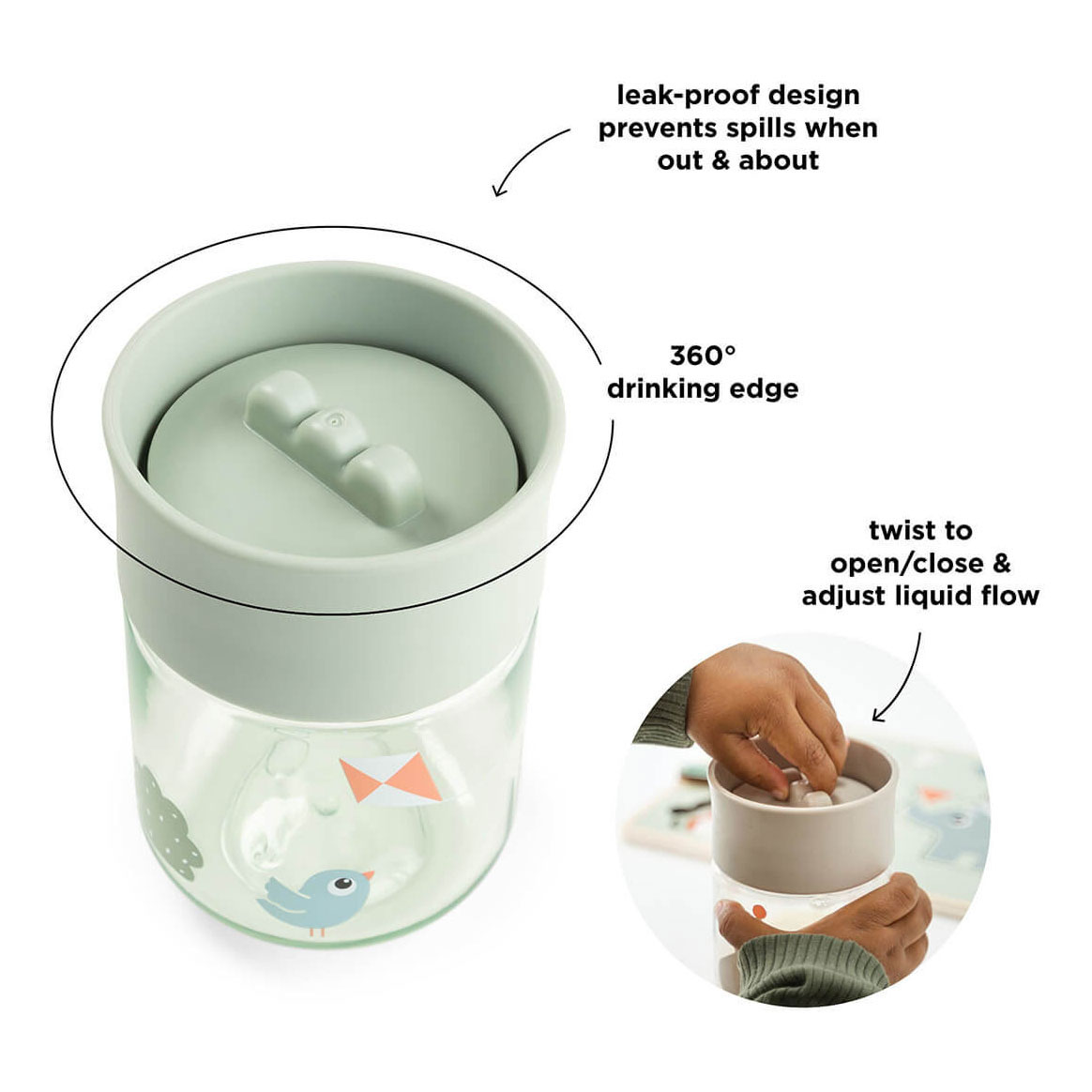 Done by Deer Oefenbeker 360 Playground - Groen