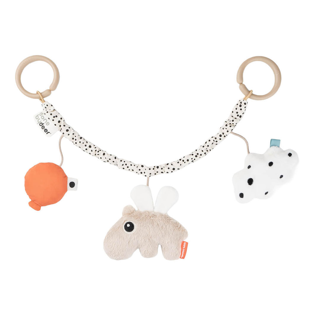 Done by Deer Kinderwagenhanger Happy Clouds - Zand