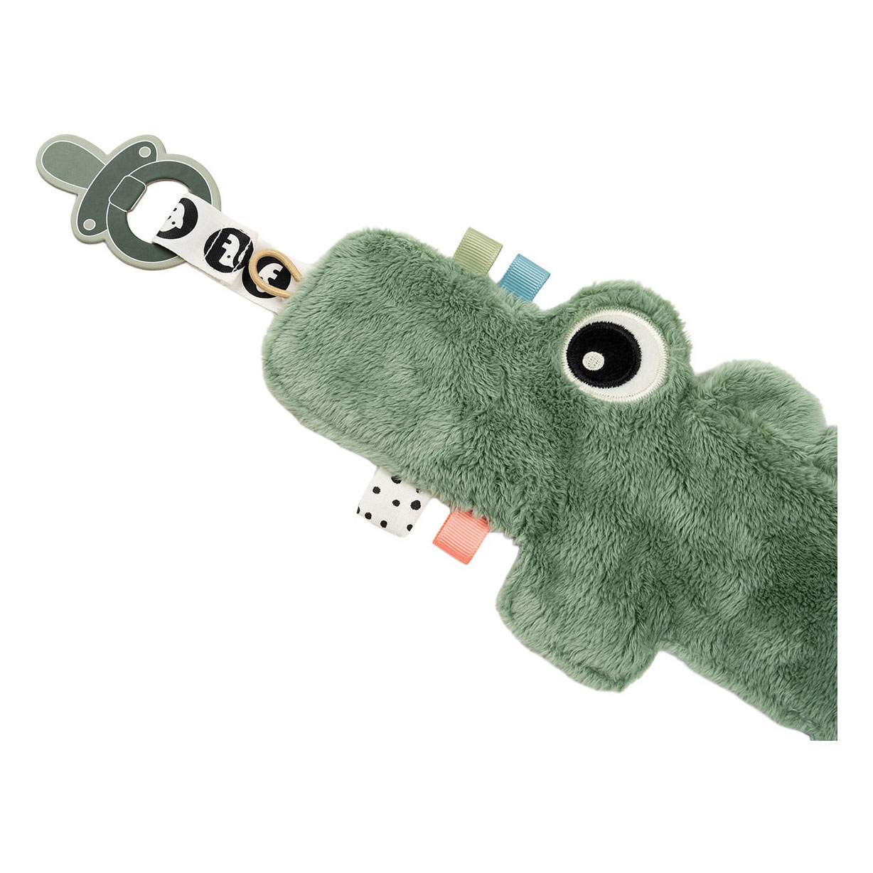 Done by Deer Knuffeldoekje Croco - Groen