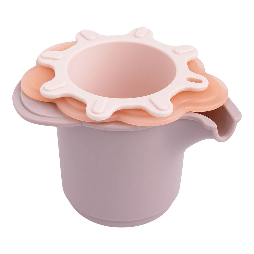 Done by Deer Water Speel- en Stapelbekers 3-delig Elphee Roze