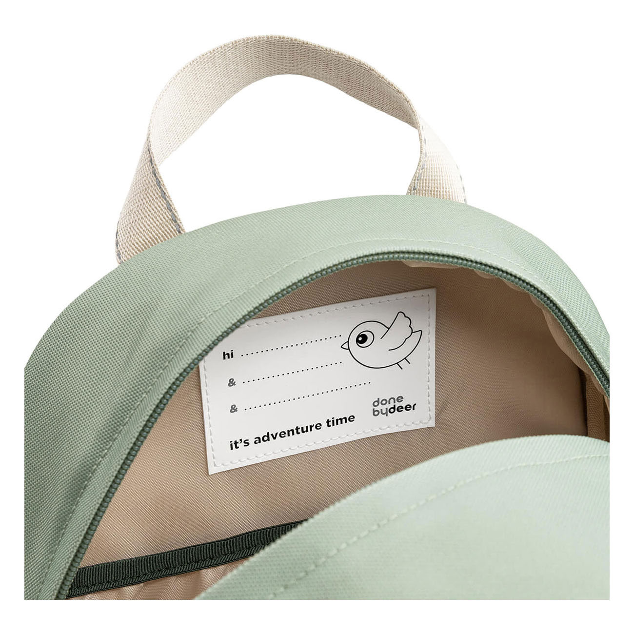 Done by Deer Junior Rugzak Tiny Trails Groen - 13 L