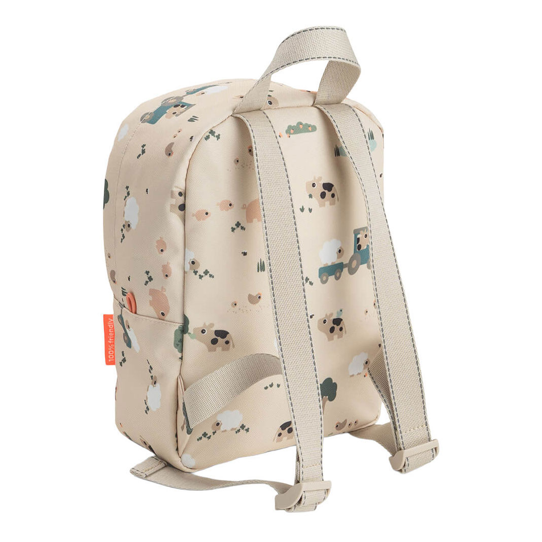 Done by Deer Kleine Rugzak Tiny Farm Zand - 4 L