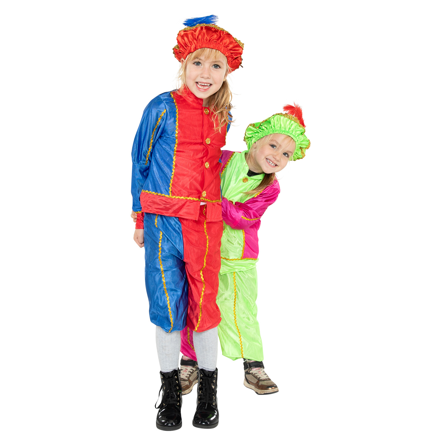 Costume Piet Rouge Bleu, 4-6 ans