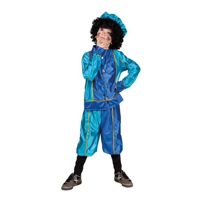 Costume Piet Bleu Foncé Bleu Clair, 7-9 ans