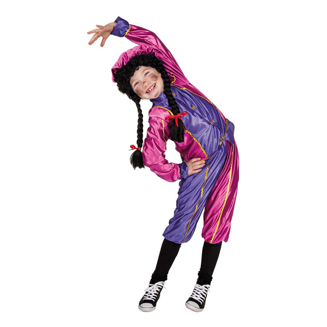 Kostüm Piet Lila Fuchsia, 7-9 Jahre