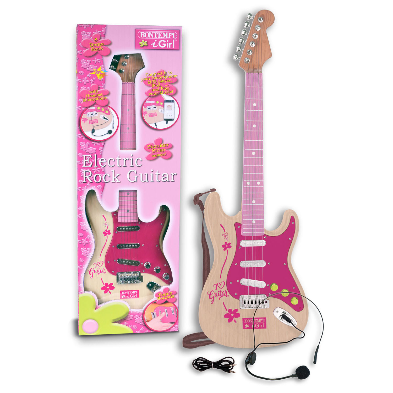 Bontempi E-Gitarre Pink
