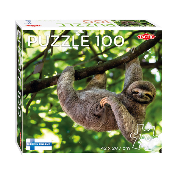 Sloth Hanging on Tree puzzel 100 stukjes
