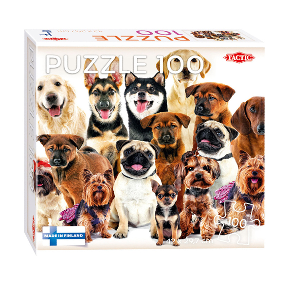 Group of Cute Dogs puzzel 100 stukjes