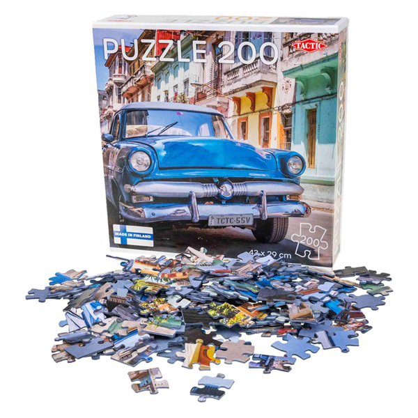 Puzzle Oldtimer in Havanna, 200 Teile.