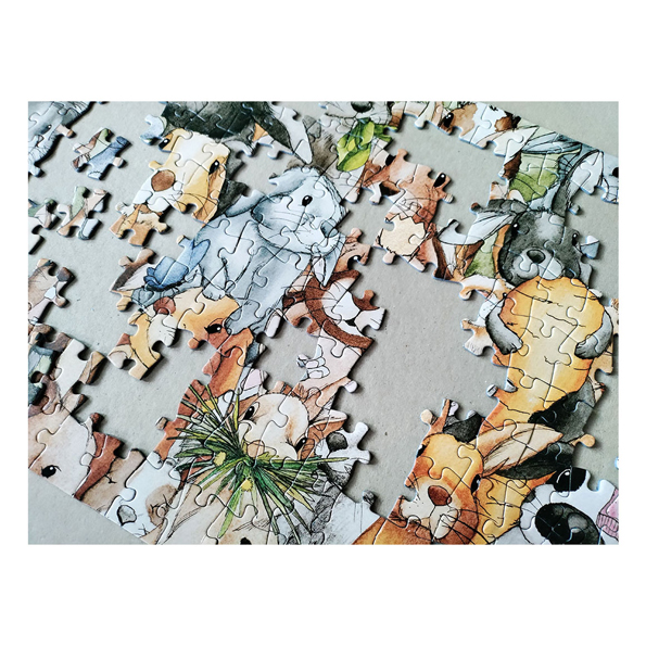 Puzzle Lapins, 200 pcs.