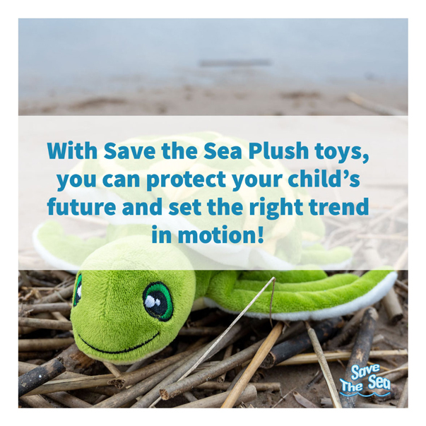 Peluche Save The Sea - Tortue Konna