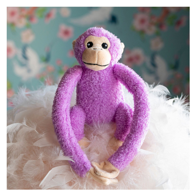 Peluche Jungle Mates - Singe Lila