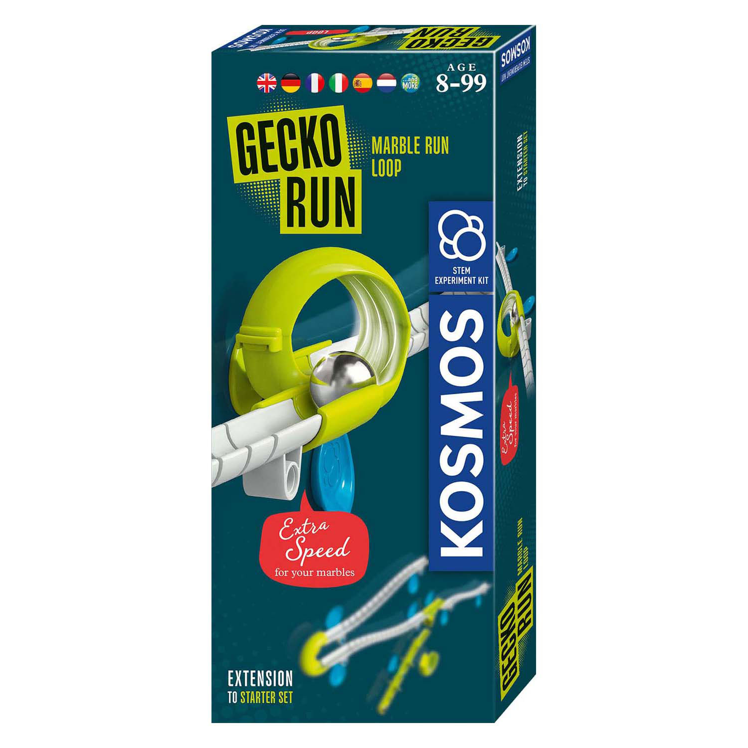 Kosmos Gecko Run - Knikkerbaan Loop Uitbreiding 