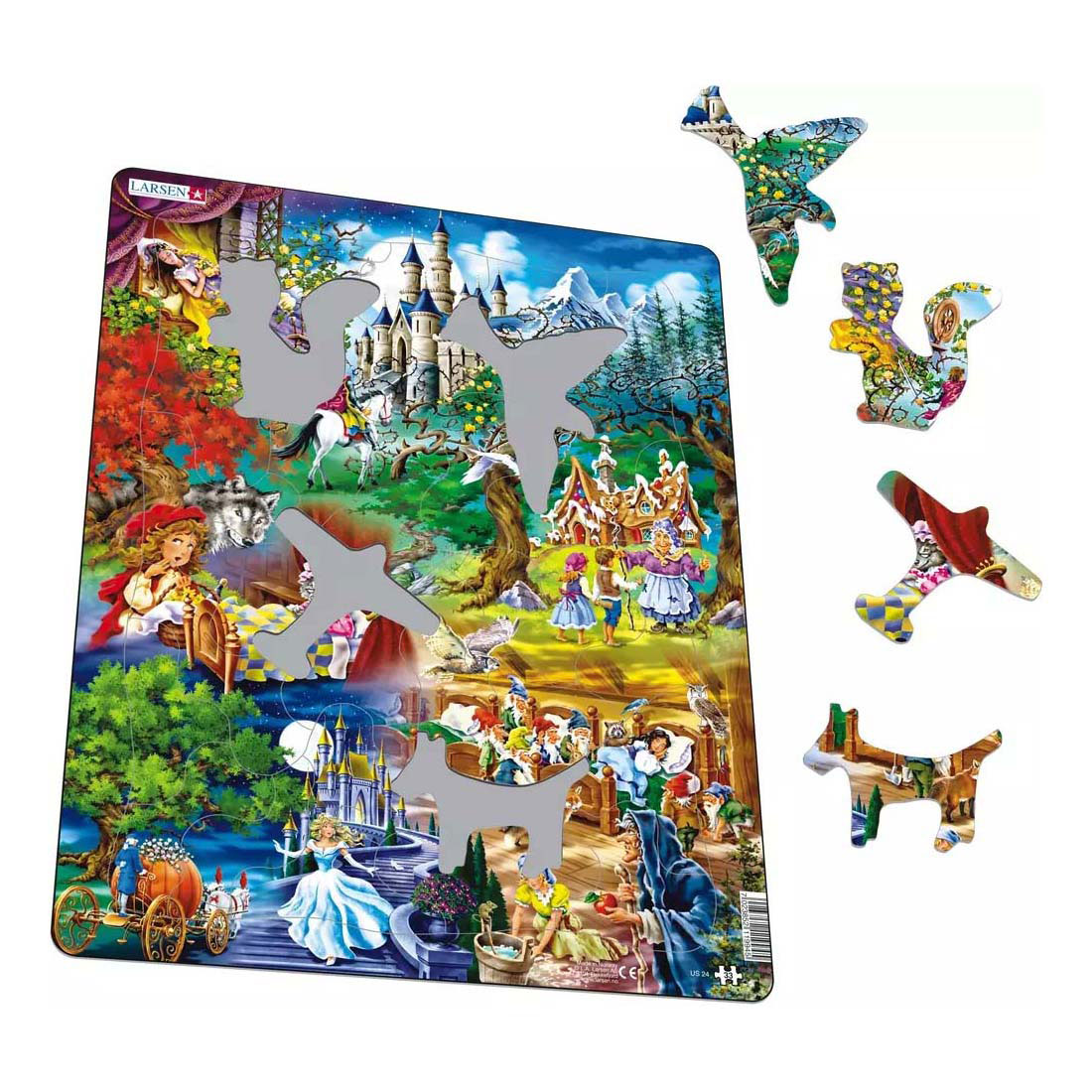 Larsen Legpuzzel De Sprookjes van Grimm, 33st.