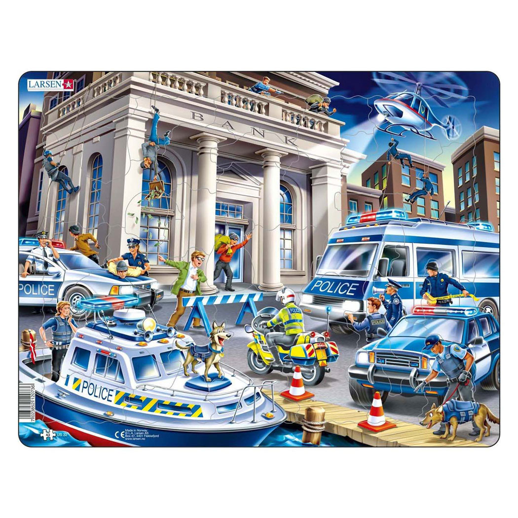 Larsen Puzzle „Die Polizei“, 43.