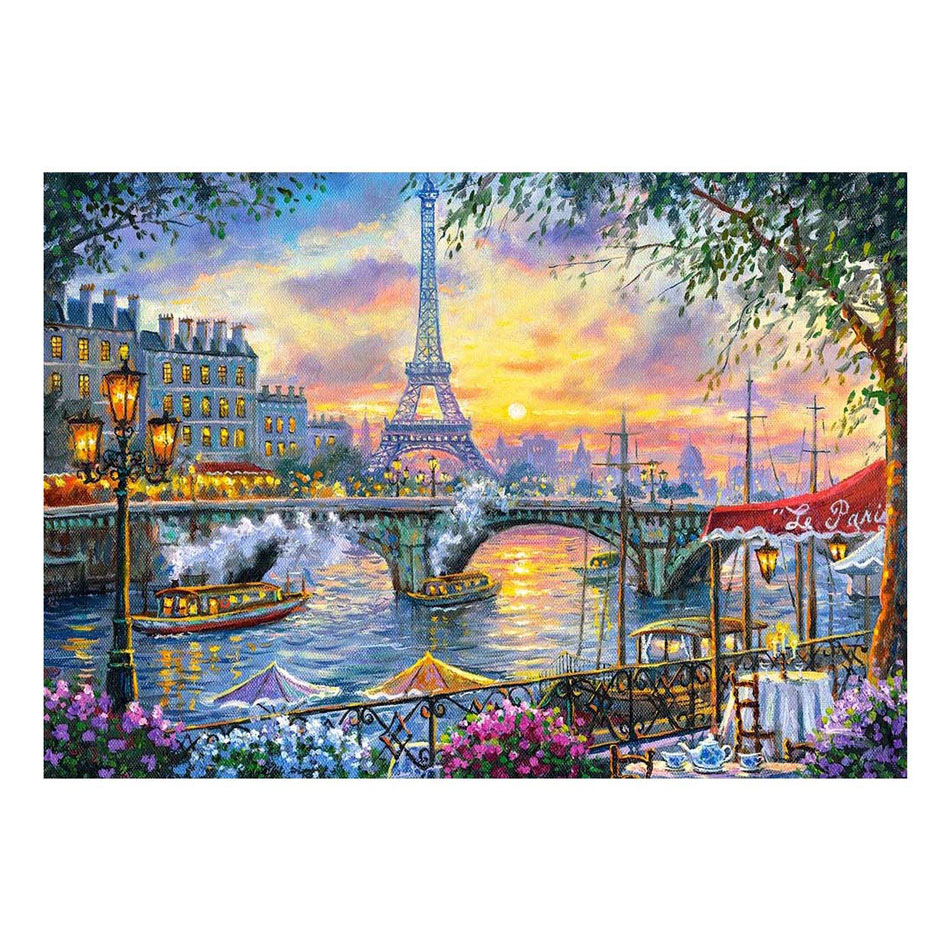 Puzzle Castorland L'heure du thé à Paris, 500 pièces.