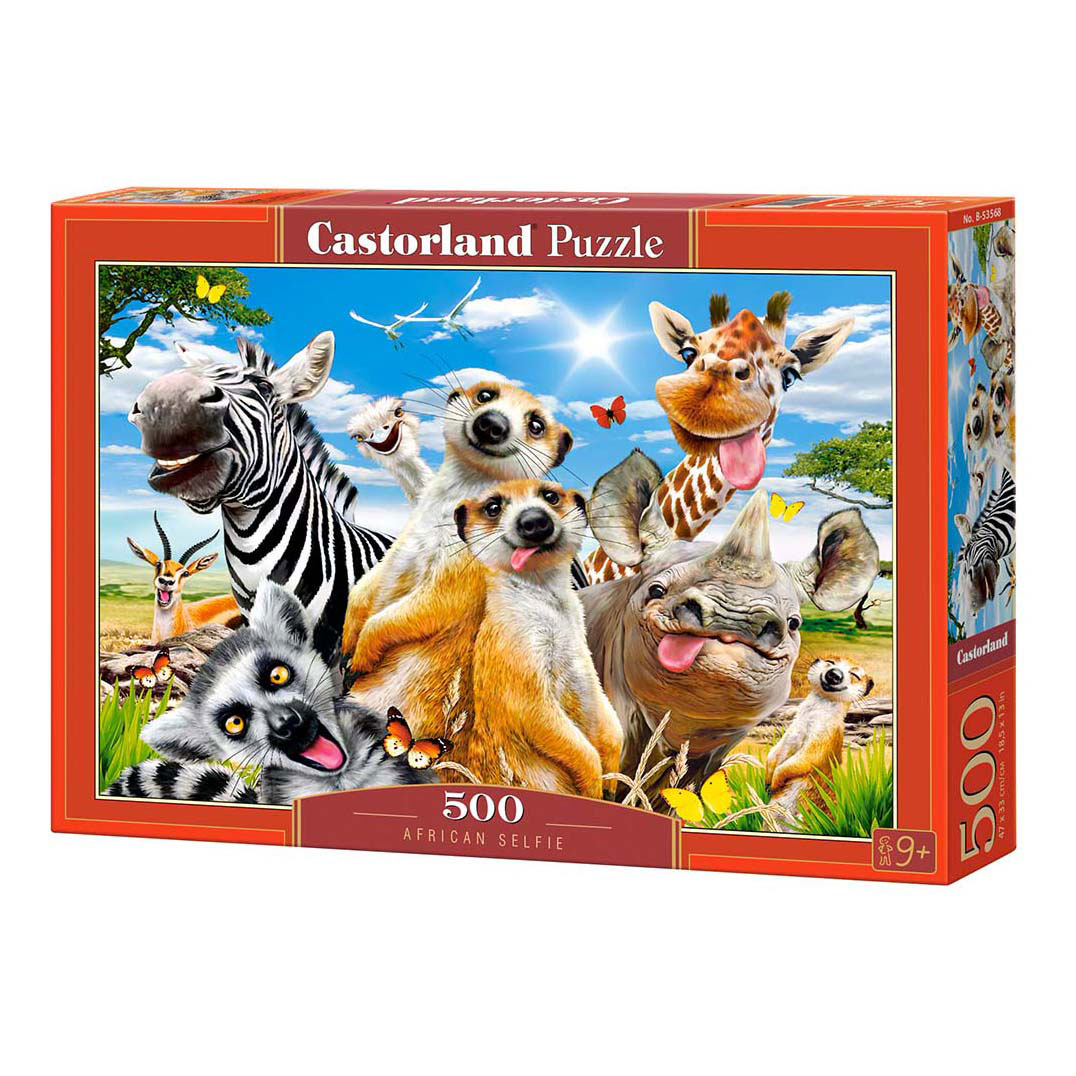 Puzzle Castorland Selfie Africain, 500 pièces.