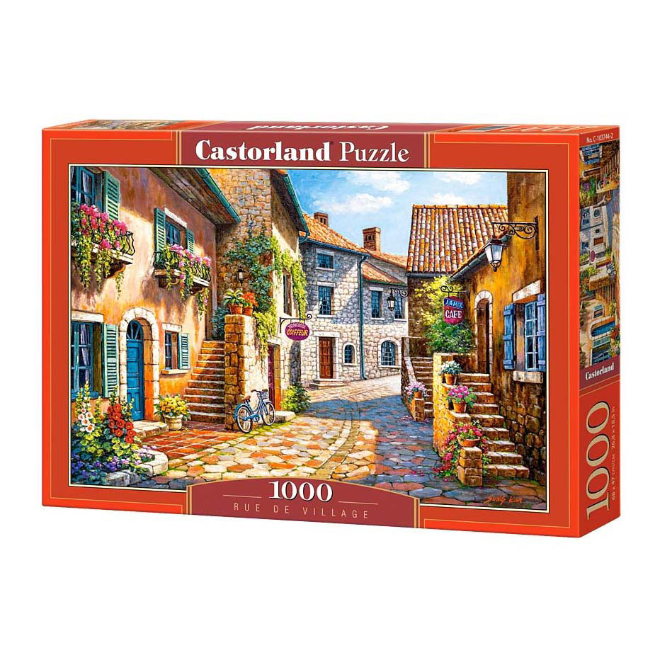 Castorland Legpuzzel Rue de Village, 1000st.