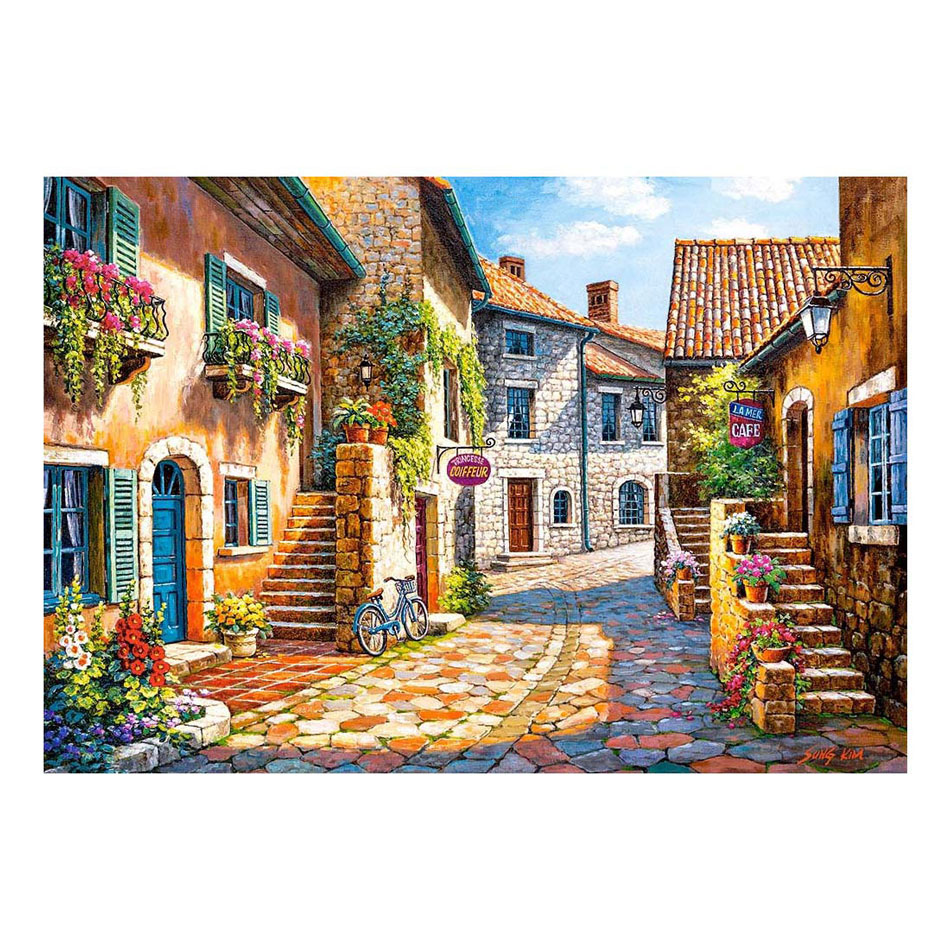 Castorland Legpuzzel Rue de Village, 1000st.