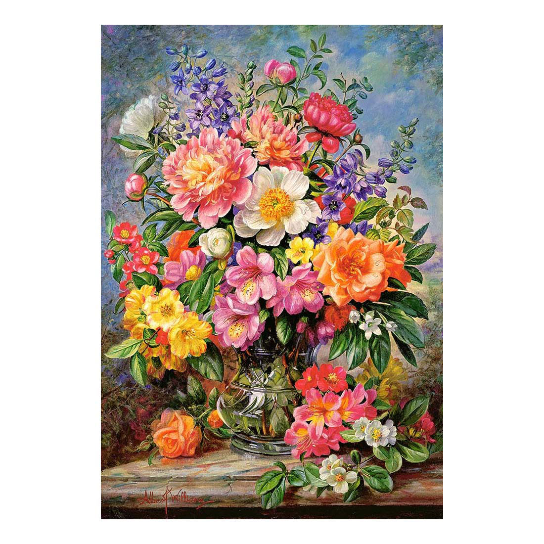 Puzzle Castorland Fleurs de juin en éclat, 1000 pièces.