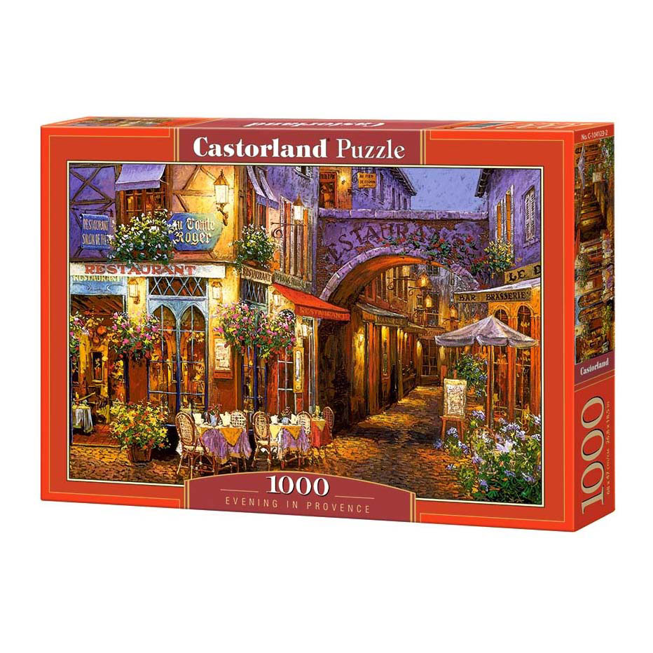 Puzzle Castorland Soirée en Provence, 1000 pièces.