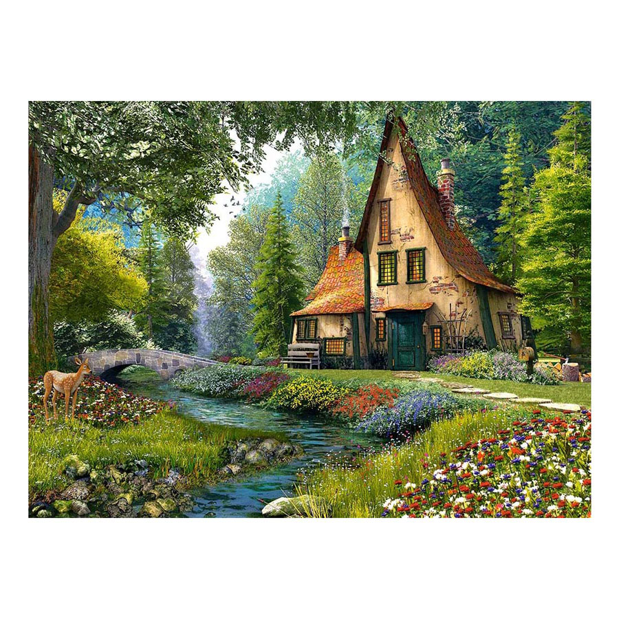 Castorland Legpuzzel Toadstool Cottage, 2000st.