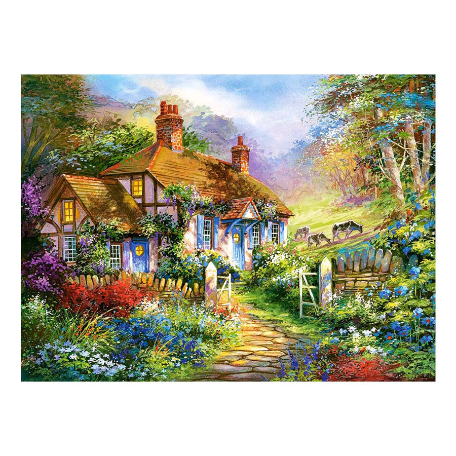 Puzzle Castorland Cottage forestier, 3000 pièces.