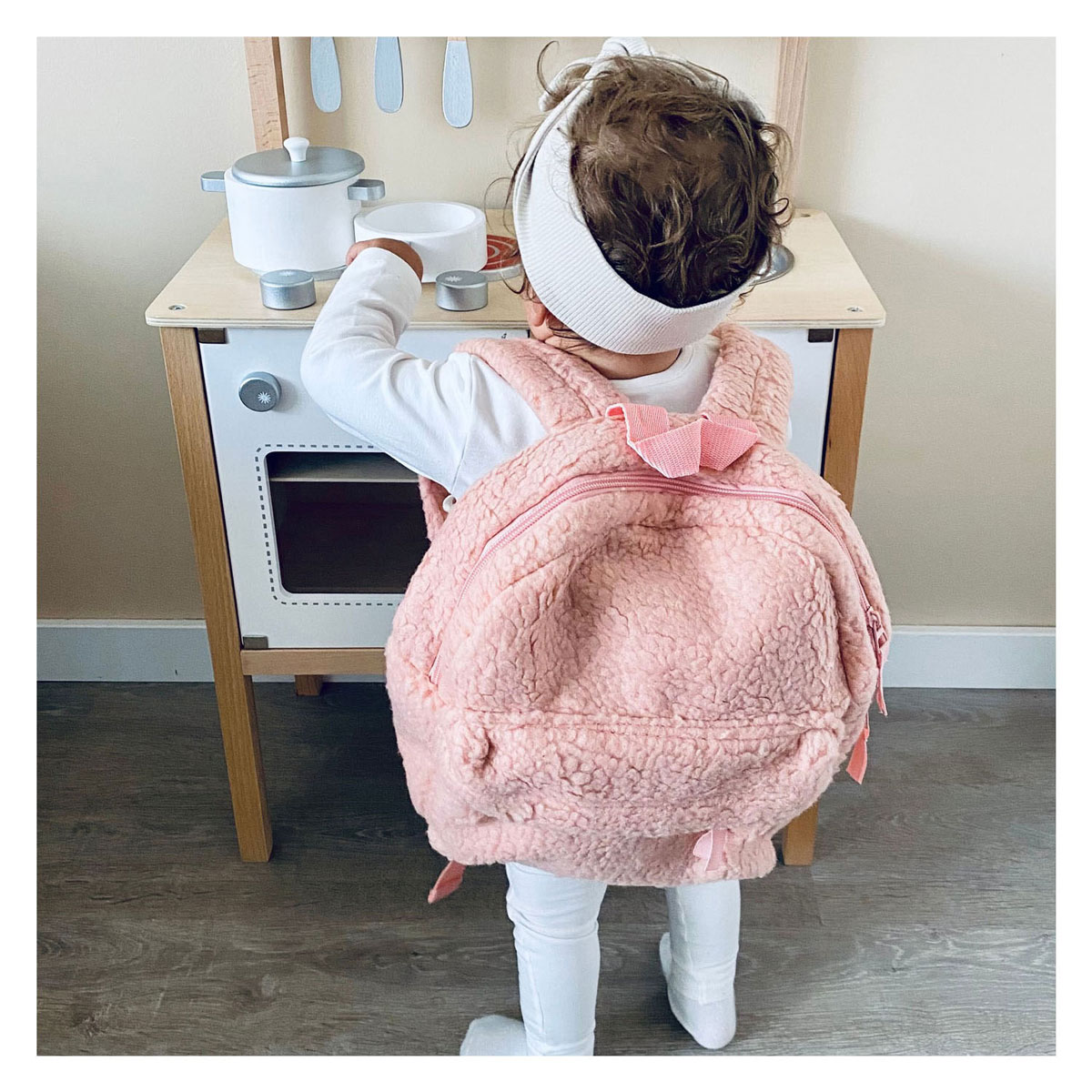 Rucksack Pret Be Soft and Kind Teddy Pink