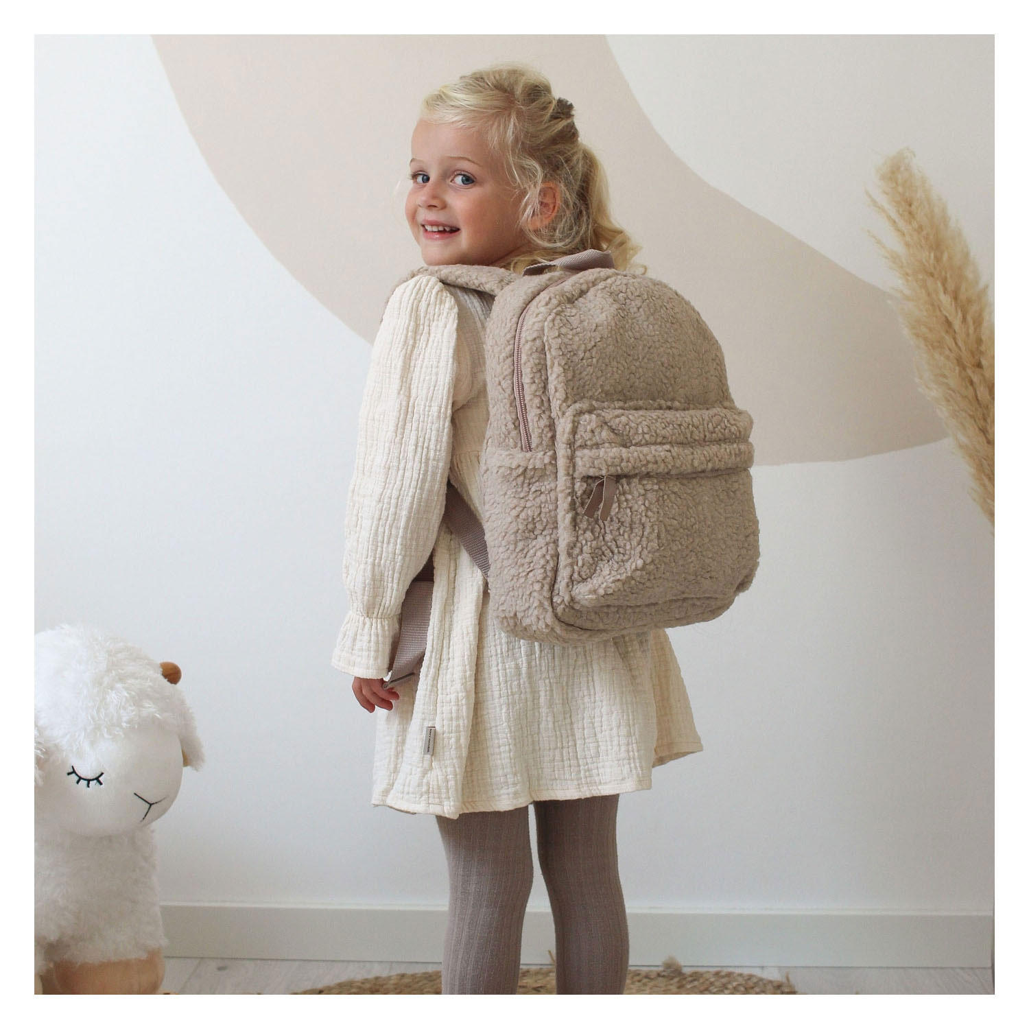 Rugzak Pret Be Soft and Kind Teddy Beige