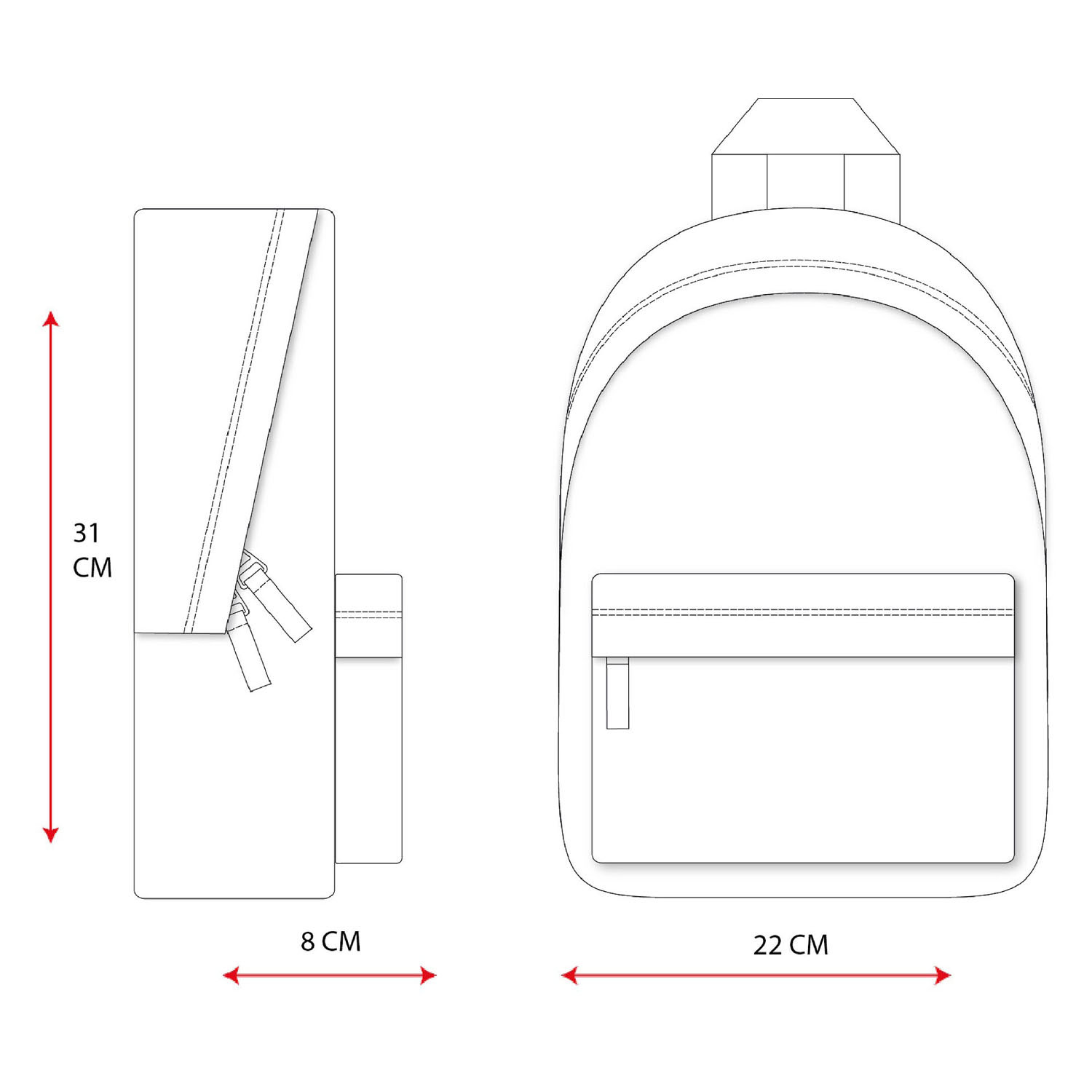 Rucksack Pret Think Happy Thoughts Whale