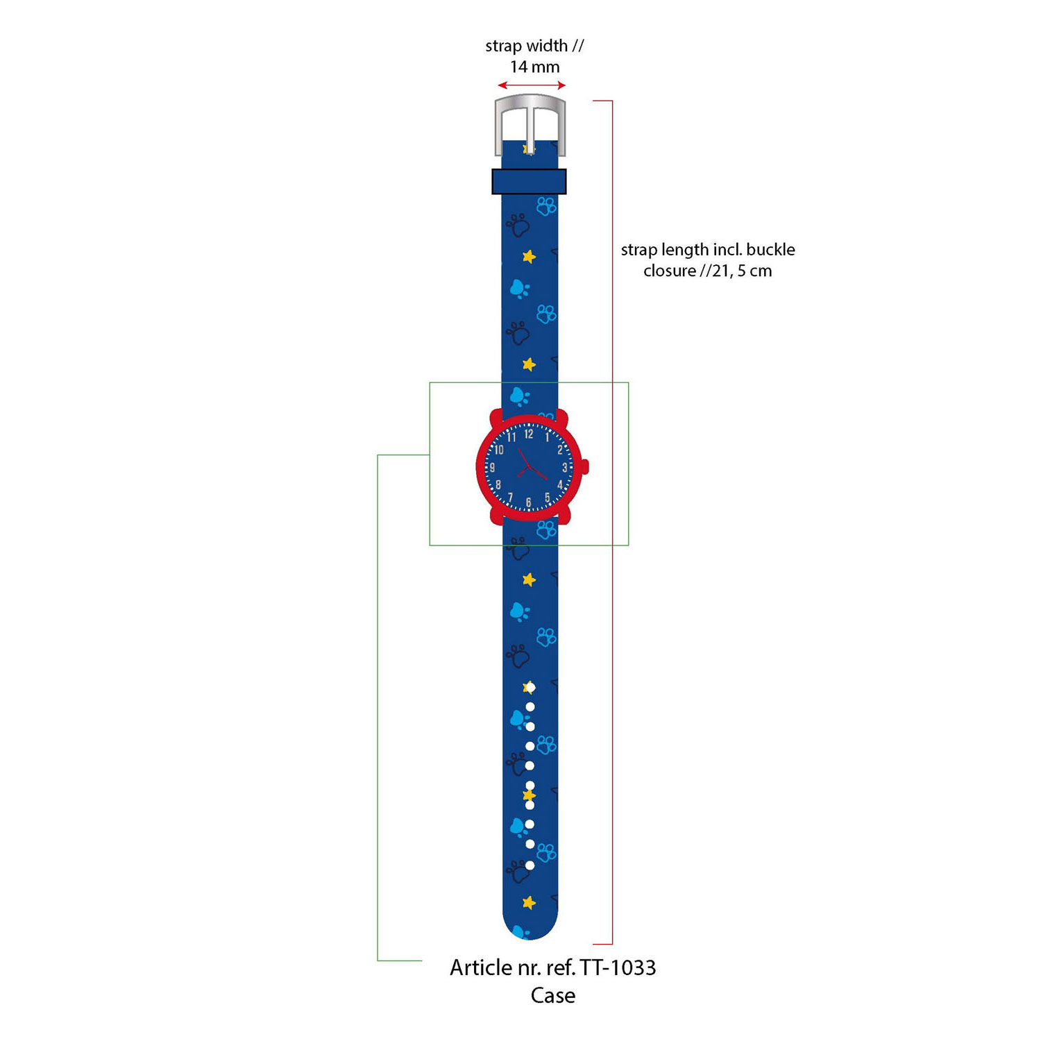 Montre Pat' Patrouille Kids Time Bleu