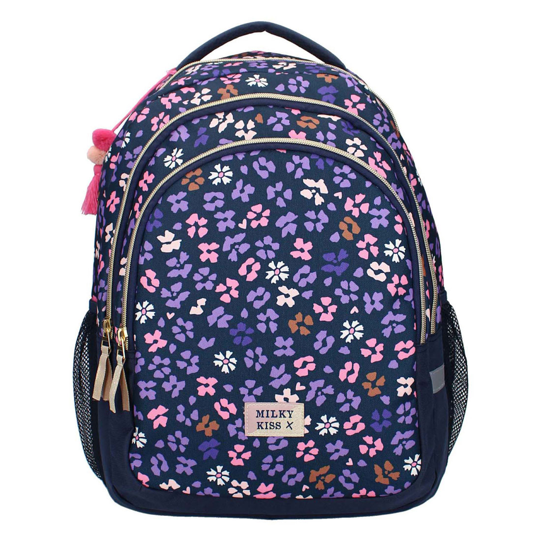 Milky Kiss Rugzak Wildflower Bloemen, 3-vaks