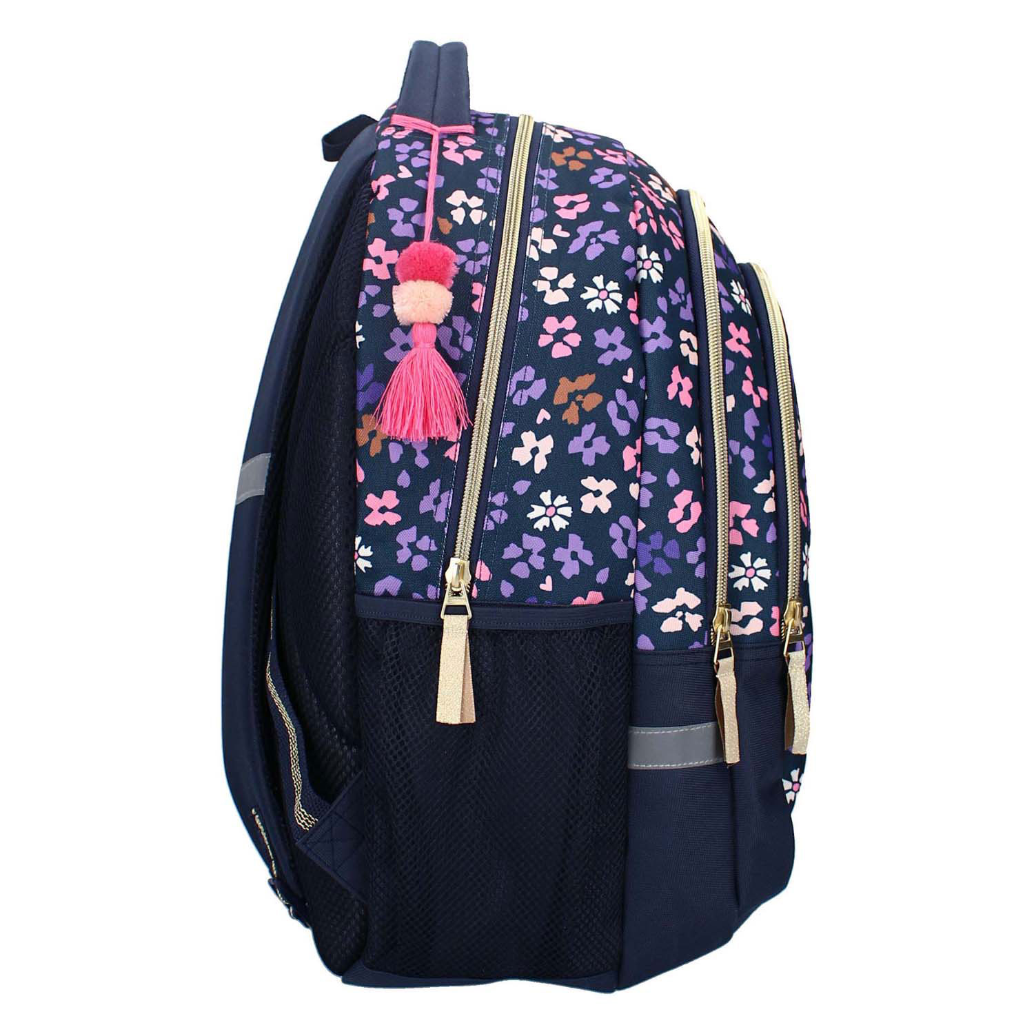 Milky Kiss Rugzak Wildflower Bloemen, 3-vaks