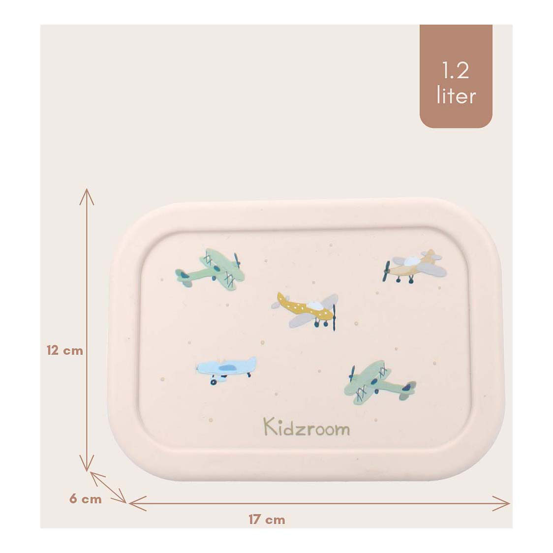 Kidzroom Broodtrommel Lovely Lunch Vliegtuigen