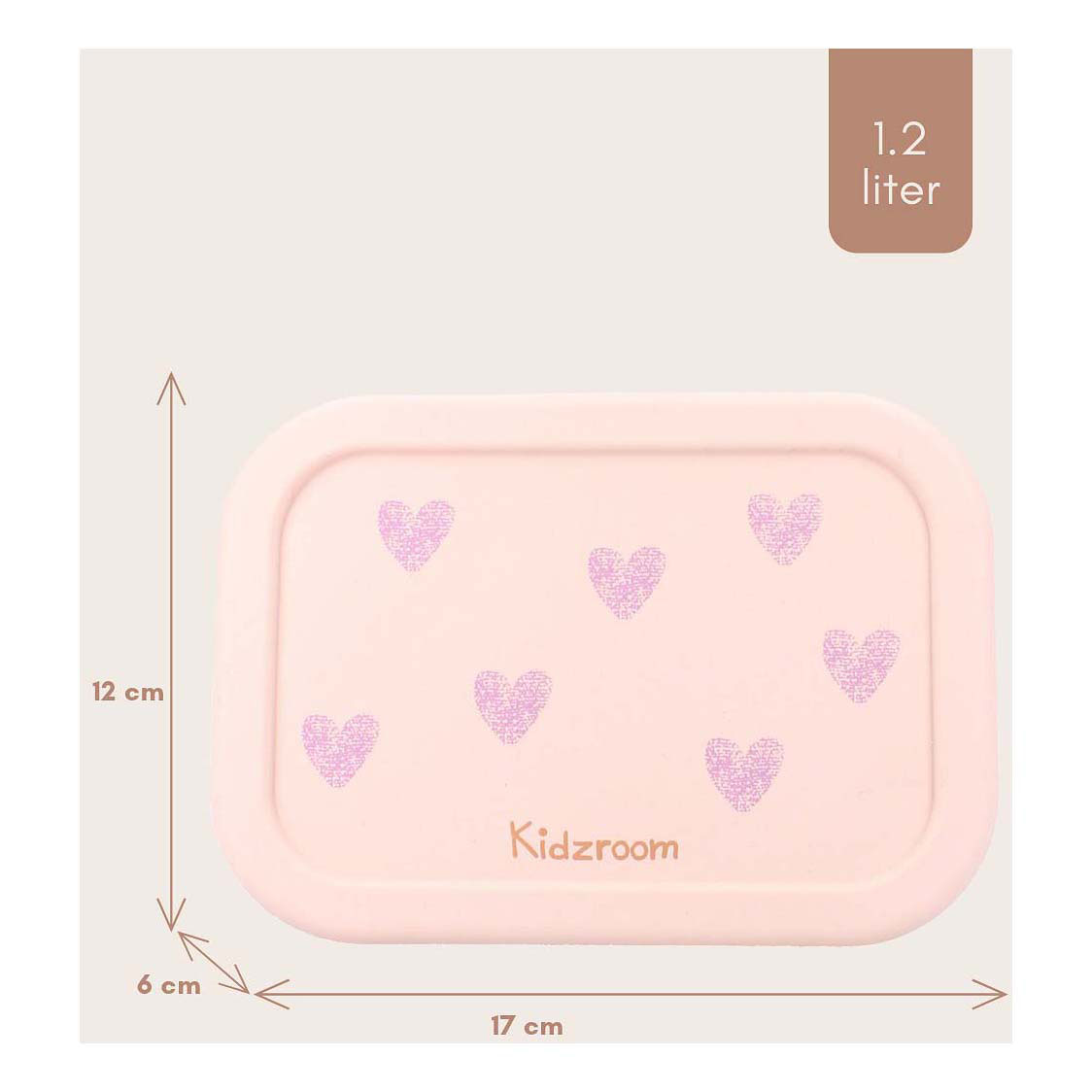 Kidzroom Broodtrommel Lovely Lunch Hartjes