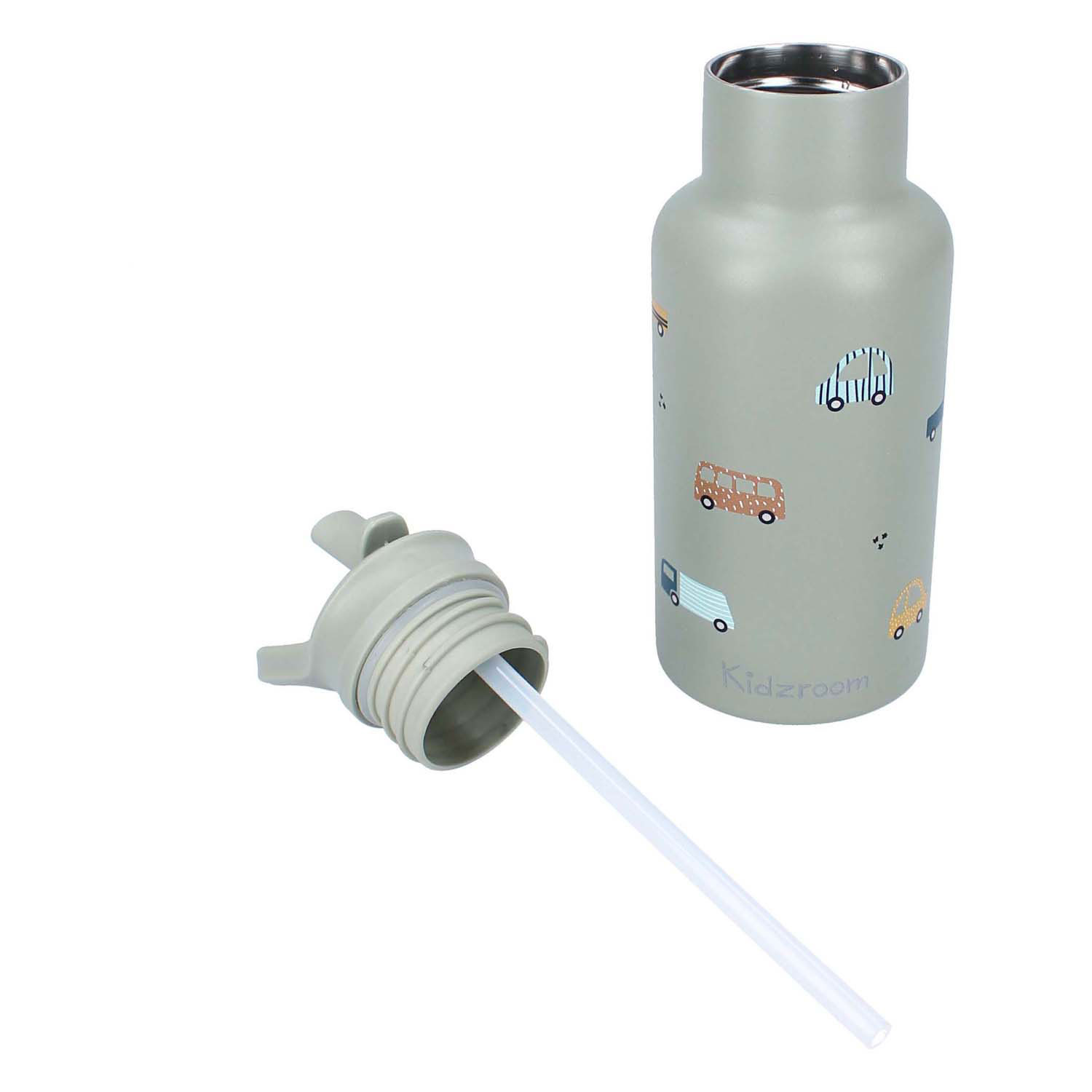 Kidzroom Drinkfles Sweet Sips Voertuigen, 350ml
