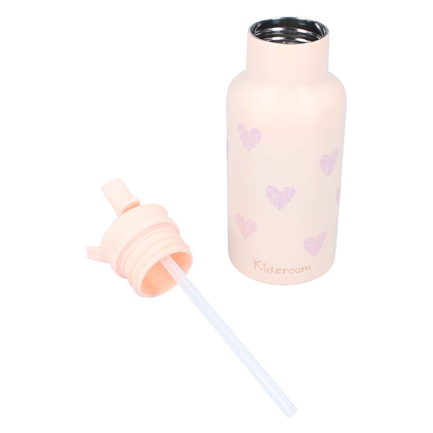 Kidzroom Drinkfles Sweet Sips Hartjes, 350ml