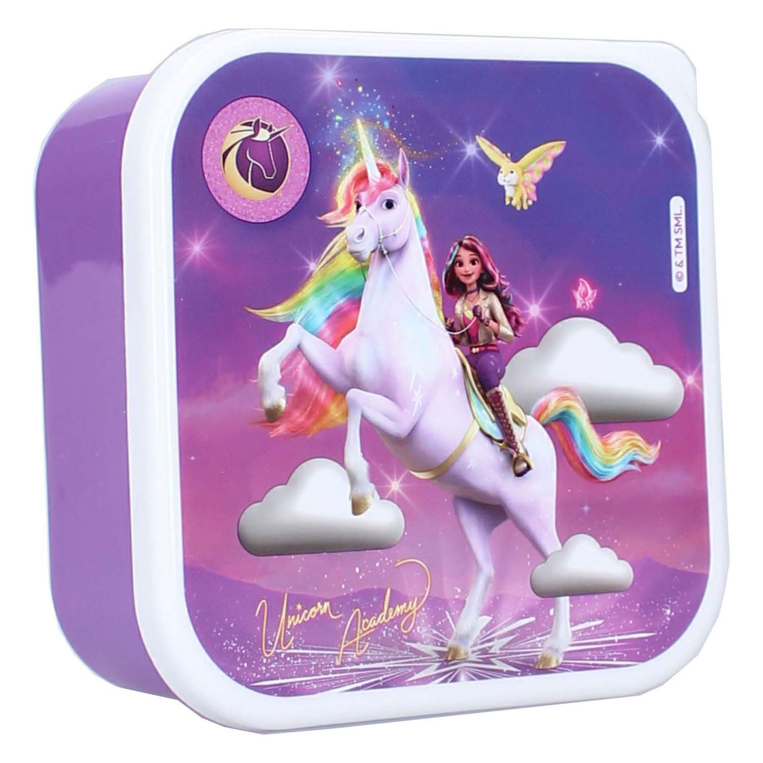 Unicorn Academy Broodtrommel 3-in-1 Fresh Bites