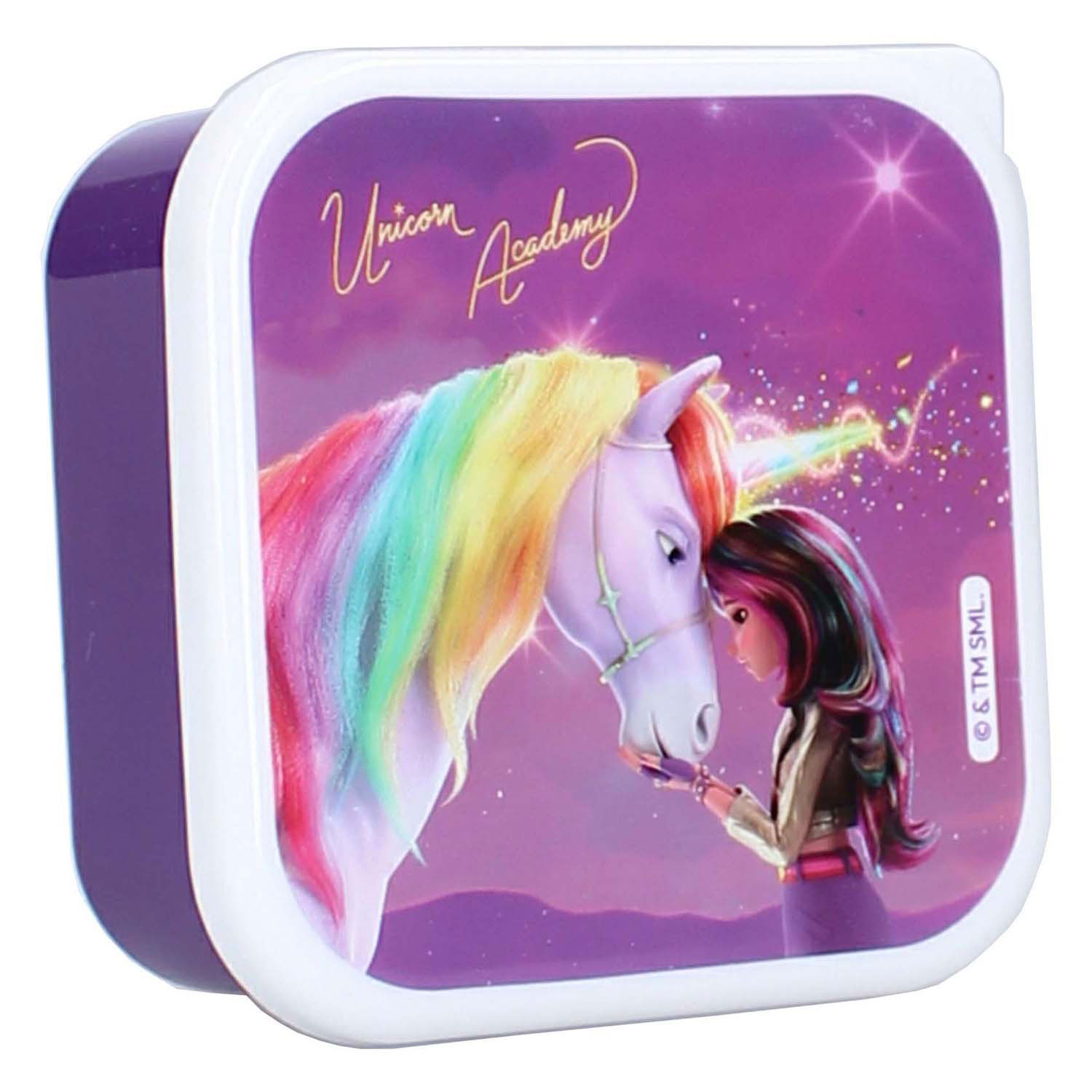 Unicorn Academy Broodtrommel 3-in-1 Fresh Bites