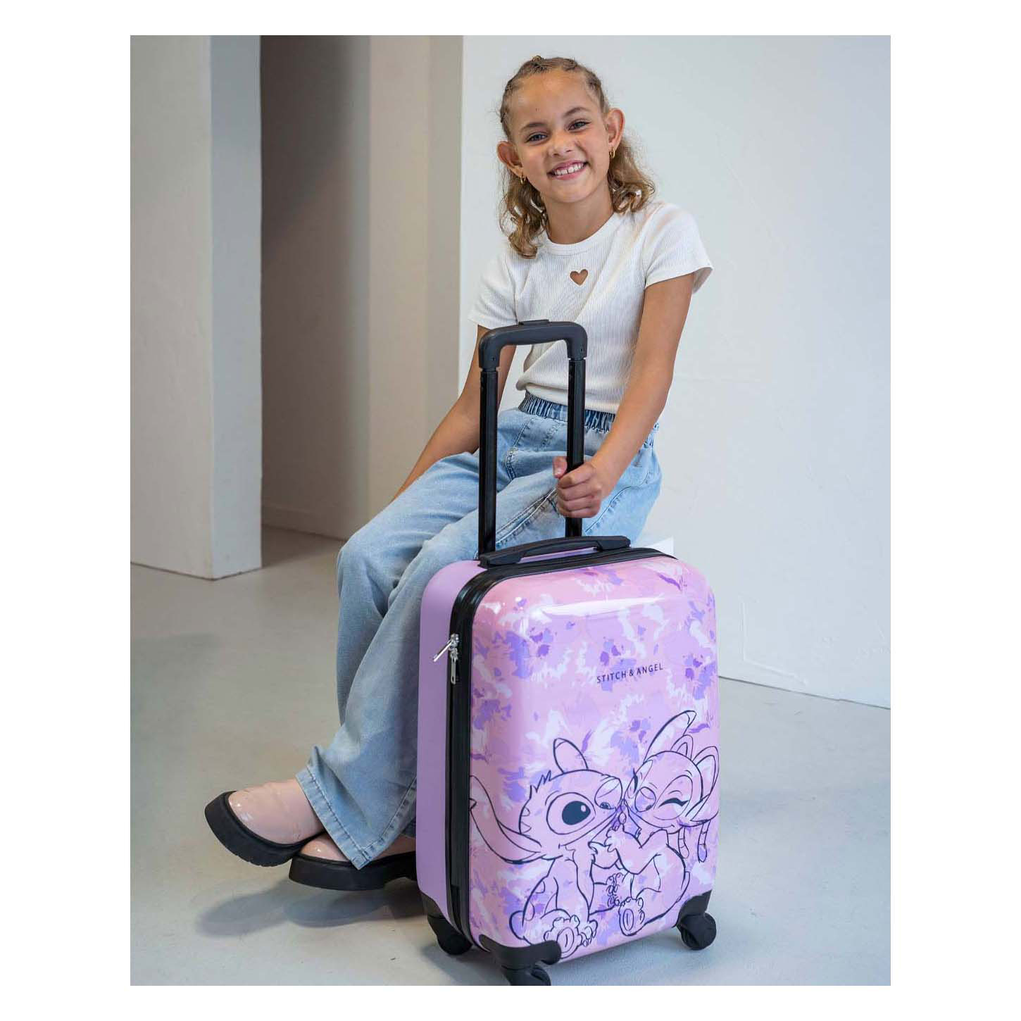 Stitch Trolley Koffer Ohana Forever