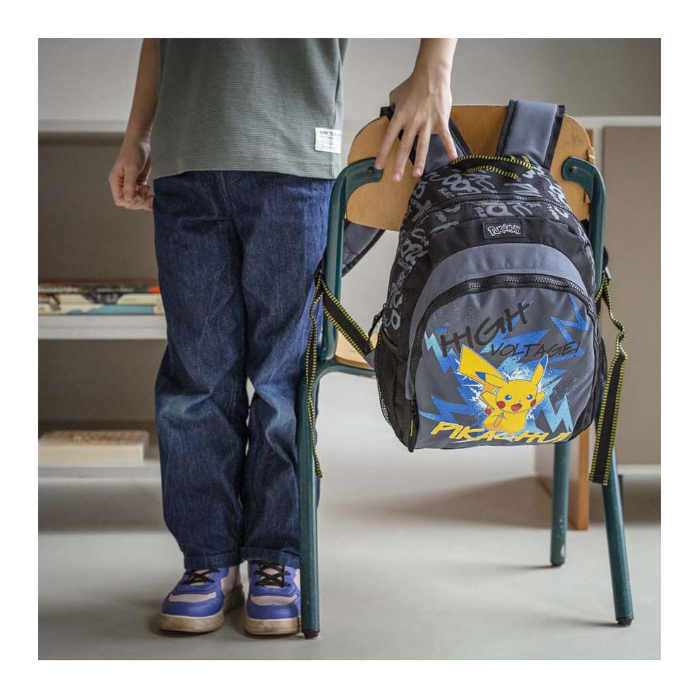 Sac à dos Pokémon Attrapez-les tous ! - Pikachu, 35 cm