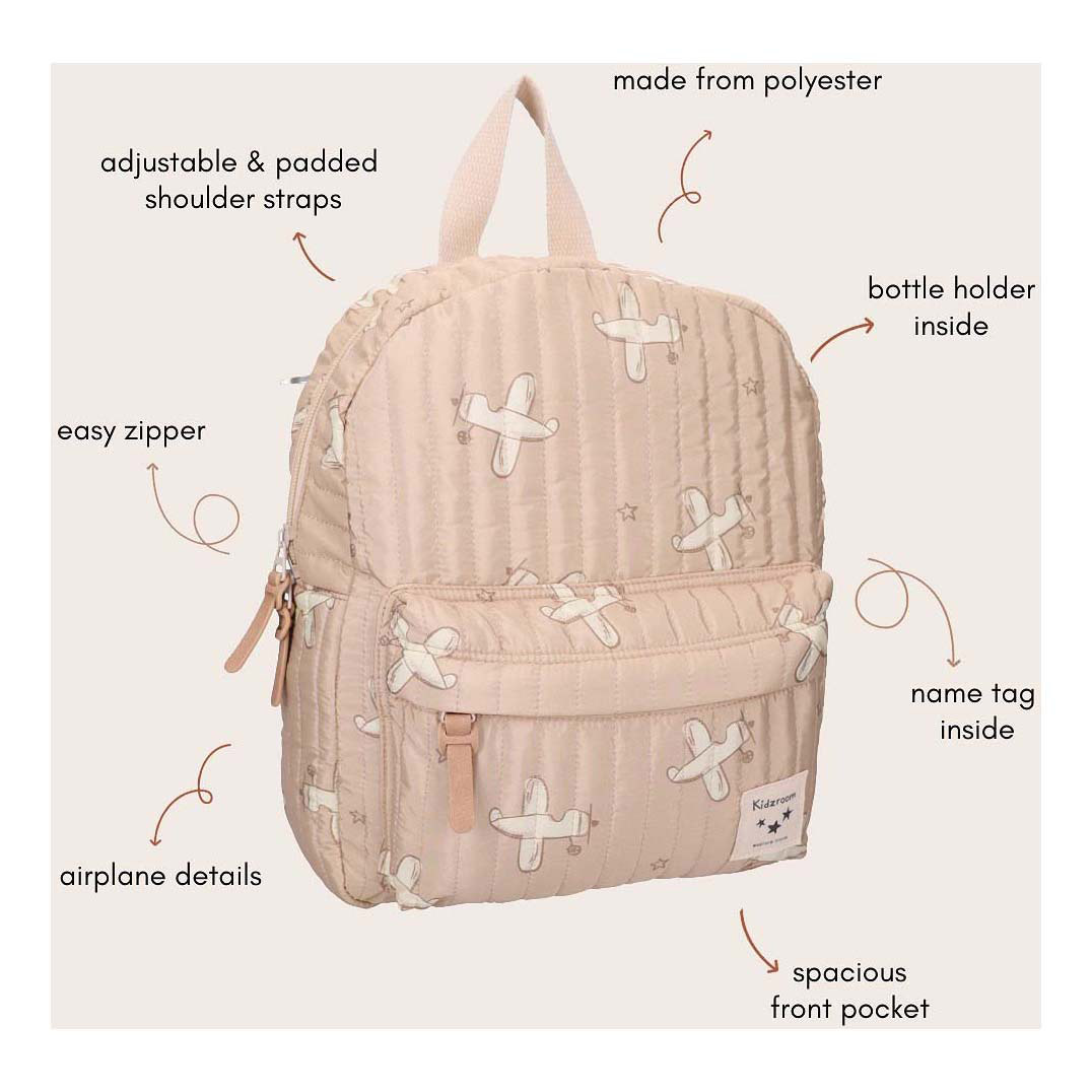 Sac à dos Kidzroom Mondes merveilleux - Avions