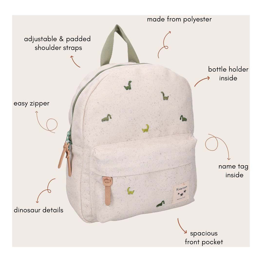 Sac à dos Kidzroom Nostalgie - Dinosaure