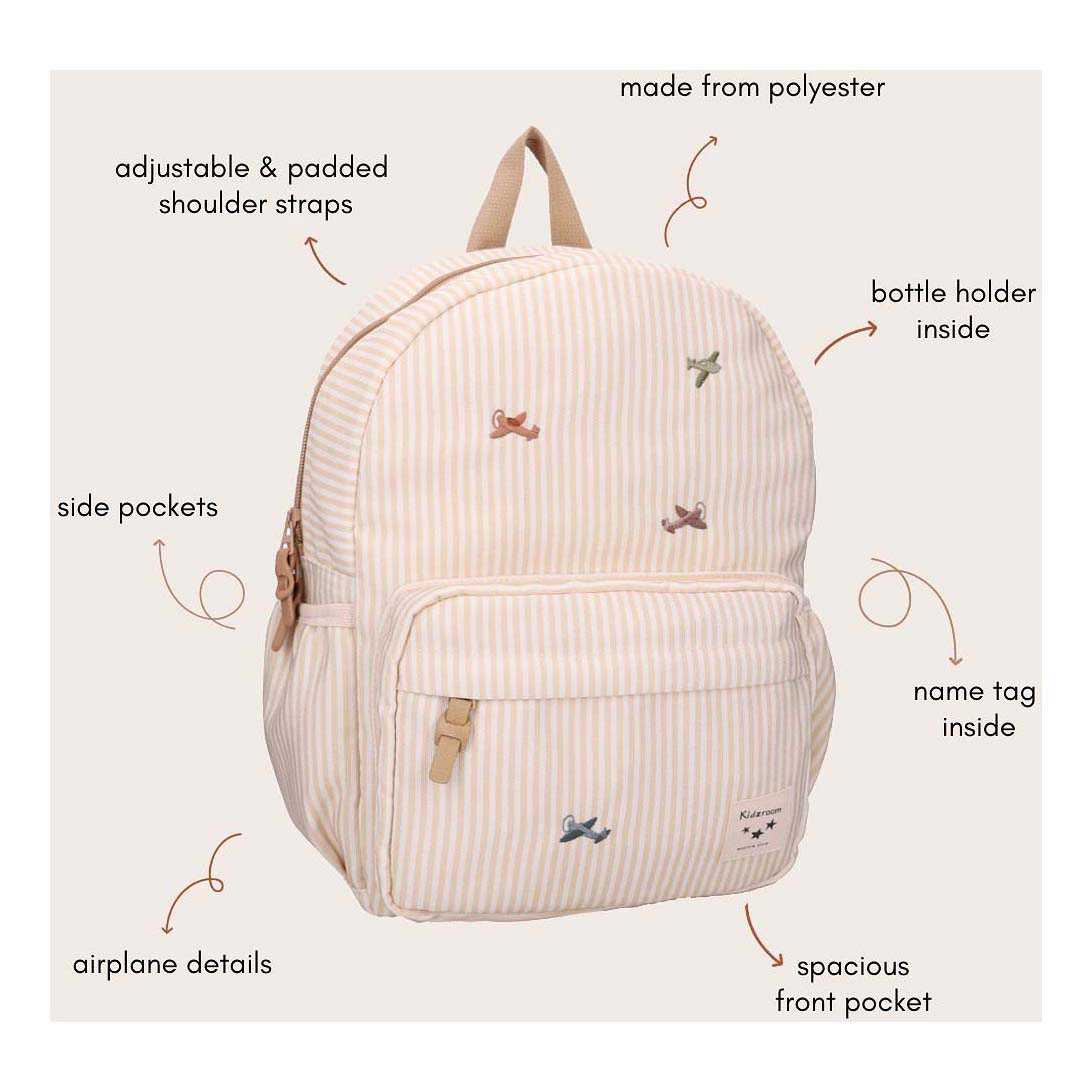 Sac à dos Kidzroom Nostalgie - Avions