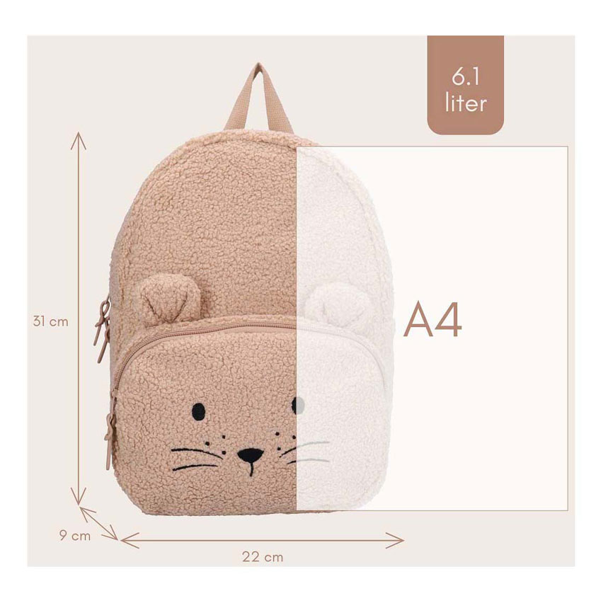 Sac à dos Kidzroom Comfort Friends - Beige