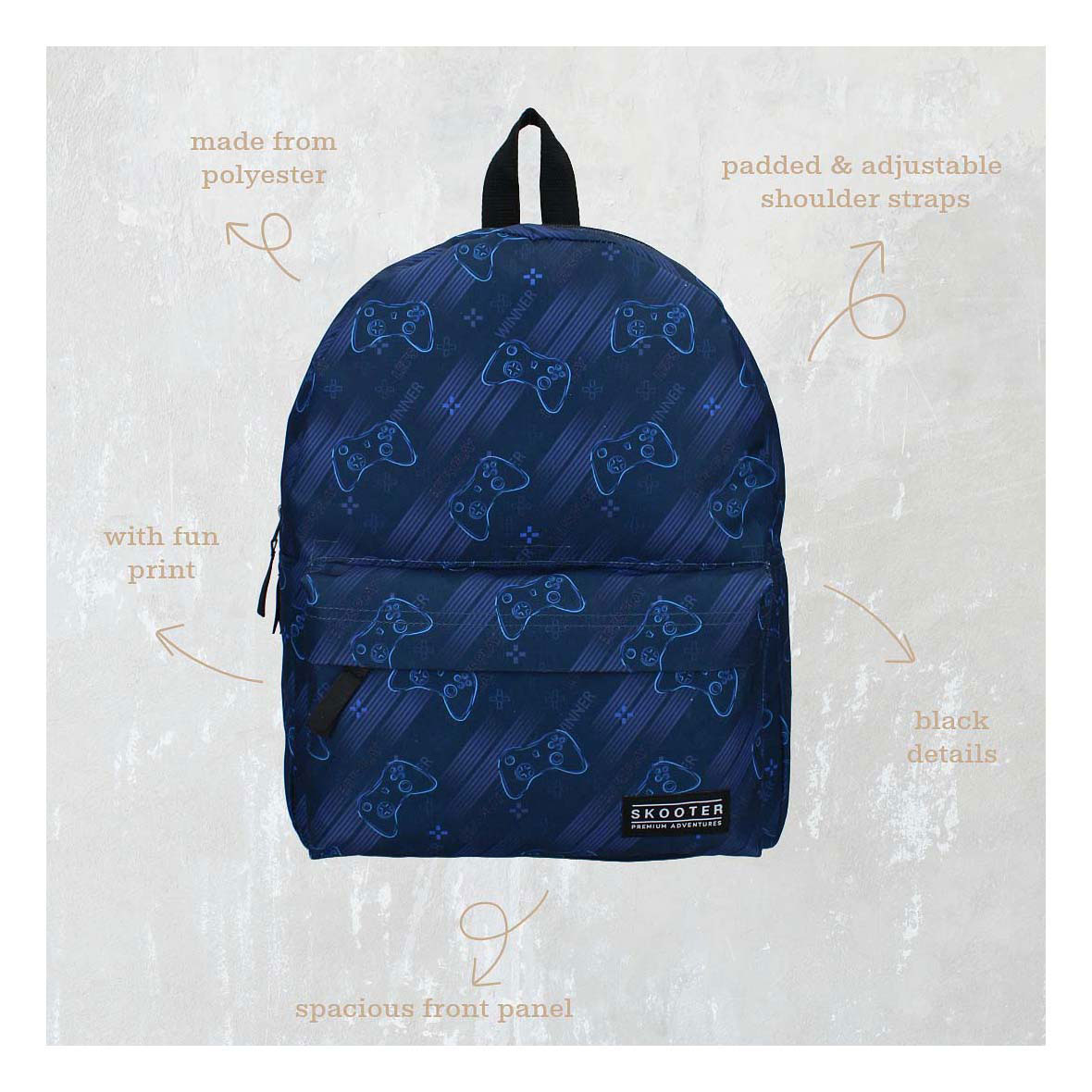 Les gamers en trottinette à sac à dos s'unissent